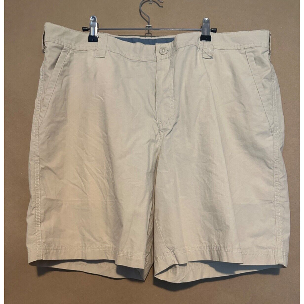 Columbia Shorts Mens 40 Beige Washed Out Modern Classic Khaki Lightweight Cotton